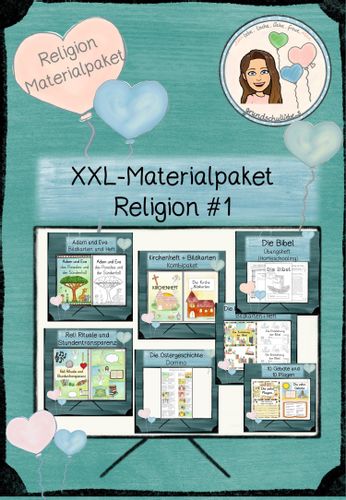 XXL Materialpaket Religion #1 – Unterrichtsmaterial in den Fächern